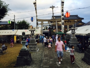 町内の白山神社のお祭りに参加しました